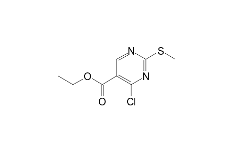 4-chloro-2-(methylthio)-5-pyrimidinecarboxylic acid, ethyl ester