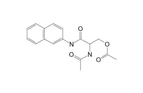 2-Amino-3-acetyloxy-N-(naphthalen-2-yl)propanamide, N-acetyl-