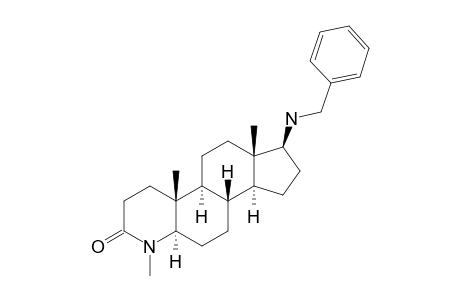 (1S,3aS,3bS,5aR,9aR,9bS,11aS)-1-(benzylamino)-6,9a,11a-trimethyl-2,3,3a,3b,4,5,5a,8,9,9b,10,11-dodecahydro-1H-indeno[5,4-f]quinolin-7-one