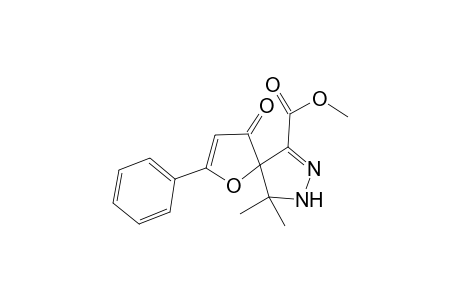 1-Oxa-7,8-diazaspiro[4.4]nona-2,6-diene-6-carboxylic acid, 9,9-dimethyl-4-oxo-2-phenyl-, methyl ester