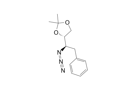 (2R,3S)-3-AZIDO-1,2-O-METHYLETHYLIDENE-4-PHENYLBUTANE-1,2-DIOL