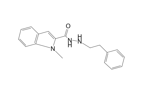 1-methylindole-2-carboxylic acid, 2-phenethylhydrazide