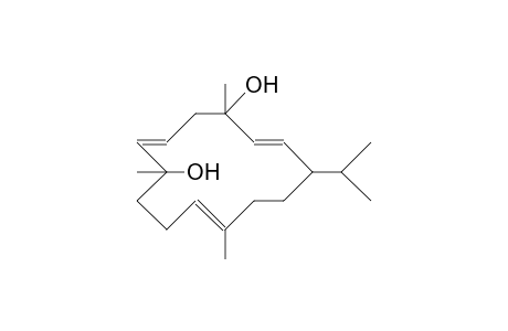 2,6,11-Cembratriene-4,8-diol isom.A