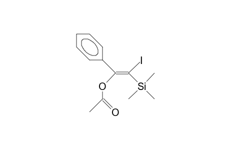 Acetic acid, (E)-2-iodo-1-phenyl-2-trimethylsilyl-vinyl ester