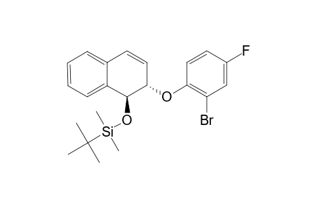 (+/-)-(1S*,2S*)-[2-(2-BROMO-4-FLUORO-PHENOXY)-1,2-DIHYDRO-NAPHTHALEN-1-YLOXY]-TERT.-BUTYL-DIMETHYL-SILANE