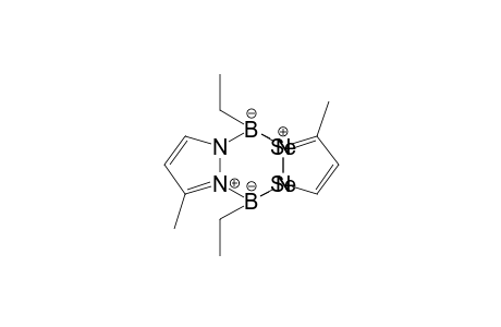 Boron, [.mu.-(diselenium-Se:Se')]diethylbis[.mu.-(3-methyl-1H-pyrazolato-N1:N2)]di-