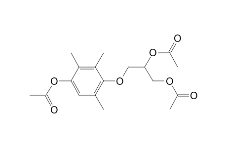 1-Acetoxy-2,3,5-trimethyl-4-(2,3-diacetoxypropyloxy)benzene