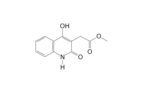 1,2-Dihydro-4-hydroxy-2-oxo-3-quinolineacetic acid, methyl ester