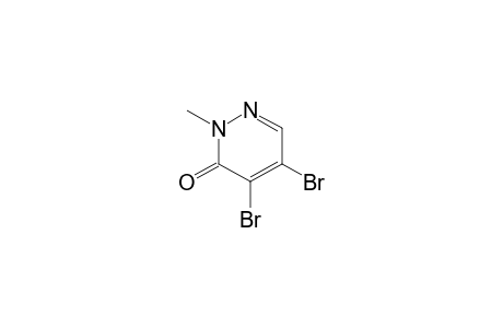 3(2H)-pyridazinone, 4,5-dibromo-2-methyl-