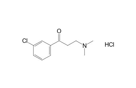 3'-chloro-3-(dimethylamino)propiophenone, hydrochloride