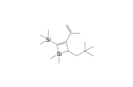 1,1-DIMETHYL-2-TRIMETHYLSILYL-3-(1'-METHYL-ETHENYL)-4-NEOPENTYL-1-SILACYCLOBUT-2-EN