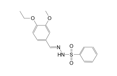 N'-[(E)-(4-ethoxy-3-methoxyphenyl)methylidene]benzenesulfonohydrazide