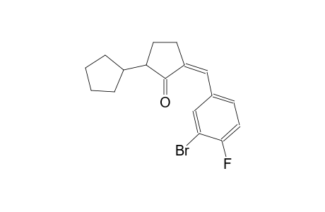 (Z)-3-(3-bromo-4-fluorobenzylidene)-[1,1'-bi(cyclopentan)]-2-one