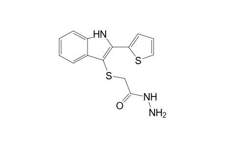 2-{[2-(2-thienyl)-1H-indol-3-yl]sulfanyl}acetohydrazide