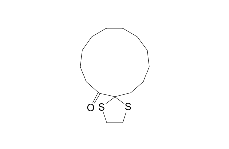 1,4-Dithiaspiro(4.12)heptadecan-6-one