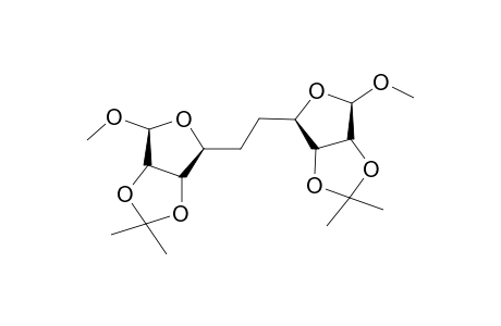 5,5'-Bis(methyl-5-deoxy-2,3-O-isopropylidene-.beta.-D-ribofuranose)