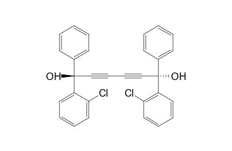 (+)-1,6-bis(o-chlorophenyl)-1,6-diphenyl-2,4-hexadiyne-1,6-diol