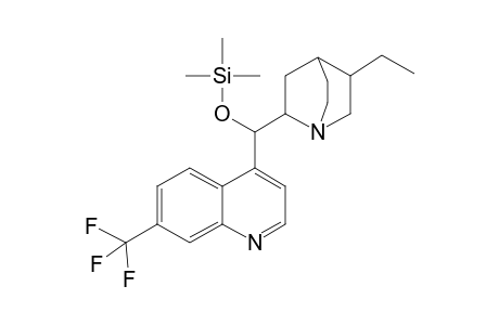 7'-Trifluoromethyl-dihydrocinchonidine, tms derivative