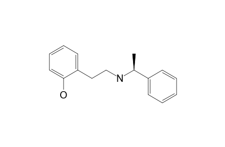 2-[2-(1S)-.alpha.-Phenylethylamino)ethyl]phenol