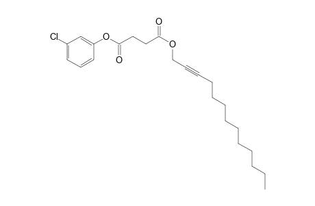 Succinic acid, tridec-2-yn-1-yl 3-chlorophenyl ester