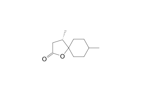 4,8-Dimethyl-1-oxaspiro[4.5]decan-2-one