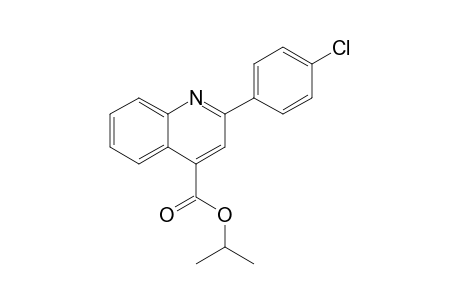 Isopropyl 2-(4-chlorophenyl)-4-quinolinecarboxylate