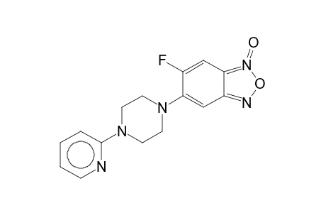 6-Fluorobenzofuroxane, 5-[4-(2-pyridyl)piperazin-1-yl]-