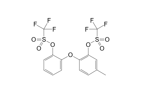 2-(4-Methyl-2-(((trifluoromethyl)sulfonyl)oxy)phenoxy)phenyl trifluoromethanesulfonate