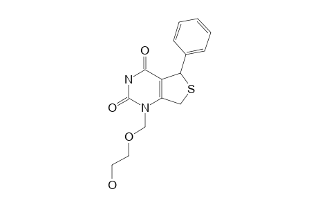 5H,7H-1-[(2-HYDROXY-ETHOXY)-METHYL]-5-PHENYL-DIHYDRO-THIENO-[4#3,4-D]-PYRIMIDINE-2,4-DIONE