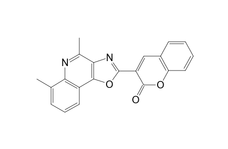 3-(4,6-dimethyloxazolo[4,5-c]quinolin-2-yl)coumarin