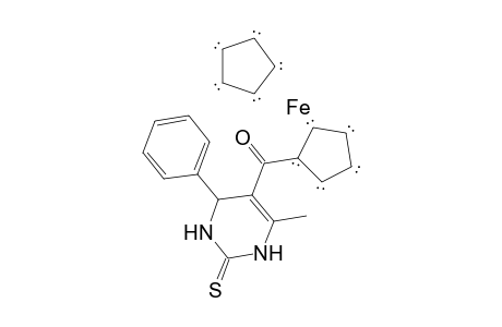 5-Ferrocenylcarbonyl-6-methyl-4-phenyl-3,4-dihydropyrimidin-2(1H)-thione