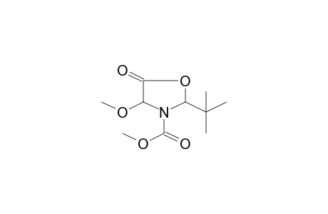 Methyl 2-tert-butyl-4-methoxy-5-oxo-1,3-oxazolidine-3-carboxylate