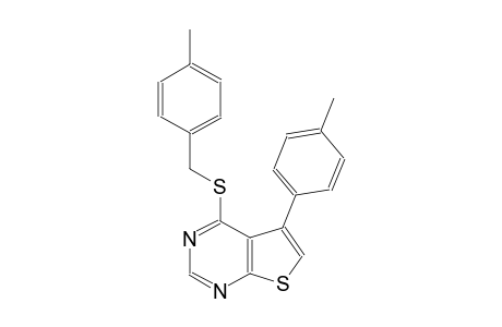 4-methylbenzyl 5-(4-methylphenyl)thieno[2,3-d]pyrimidin-4-yl sulfide