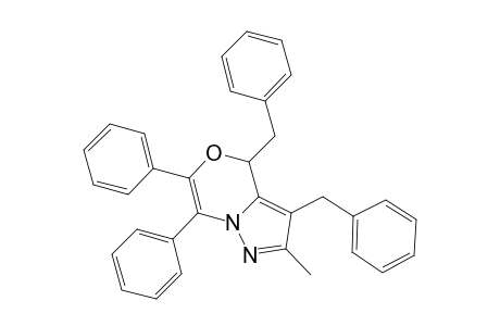 3,4-bis(benzyl)-2-methyl-6,7-di(phenyl)-4H-pyrazolo[5,1-c][1,4]oxazine