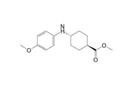 trans-4-(p-anisidino)cyclohexanecarboxylic acid, methyl ester