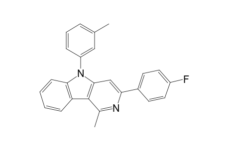 3-(4-fluorophenyl)-1-methyl-5-(m-tolyl)-5H-pyrido[4,3-b]indole