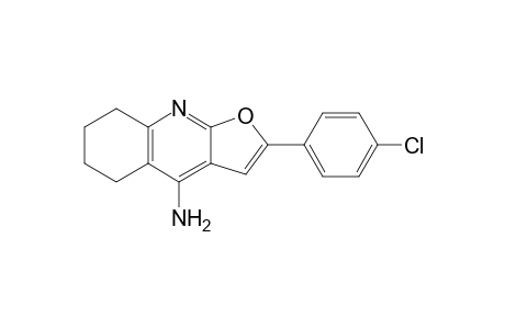 2-(4-Chlorophenyl)-5,6,7,8-tetrahydrofuro[2,3-b]quinolin-4-amine