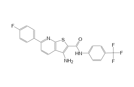 3-amino-6-(4-fluorophenyl)-N-[4-(trifluoromethyl)phenyl]thieno[2,3-b]pyridine-2-carboxamide