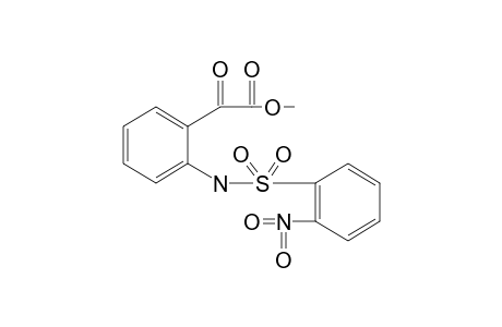 [o-(o-NITROBENZENESULFONAMIDO)PHENYL]GLYOXYLIC ACID, METHYL ESTER