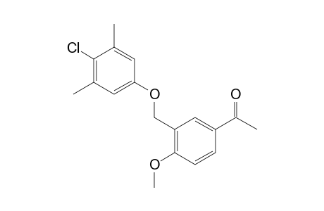 3'-{[(4-chloro-3,5-xylyl)oxy]methyl}-4'-methoxyacetophenone
