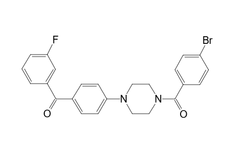 [4-[4-(4-bromobenzoyl)piperazin-1-yl]phenyl]-(3-fluorophenyl)methanone