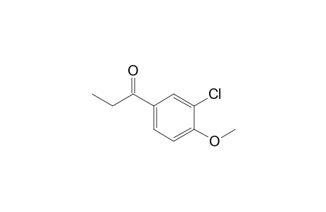 1-(3'-CHLORO-4'-METHOXYPHENYL)-1-PROPANONE