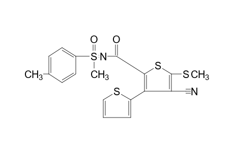 N-[4-cyano-5-(methylthio)-3-(2-thienyl)-2-thenoyl]-S-methyl-S-p-tolylsulfoximine