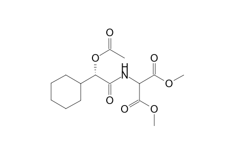 Dimethyl (S)-N-2-Acetoxy-2-cyclohexylethanoylminomalonate