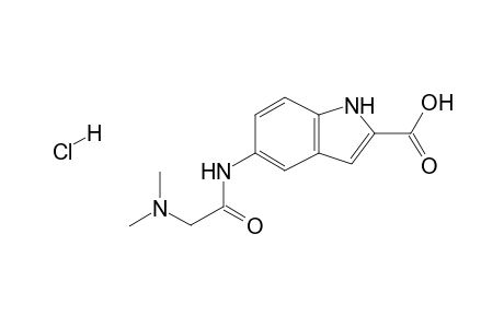 5-[2-(Dimethylamino)acetylamino]-1H-indole-2-carboxylic acid hydrochloride