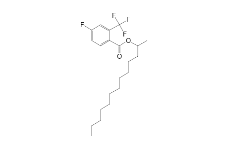 4-Fluoro-2-trifluromethylbenzoic acid, 2-tridecyl ester