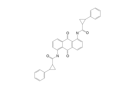 1,5-BIS-(TRANS-2-PHENYL-1-CYCLOPROPANECARBOXAMIDO)-ANTHRAQUINONE
