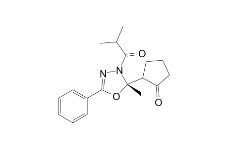 (2S)-2,3-Dihydro-2-methyl-3-(2-methyl-1-oxopropyl)-2-(2-oxocyclopentyl)-5-phenyl-1,3,4-oxadiazole