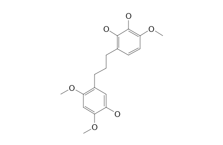 BUSSEALIN_B;5',2'',3''-TRIHYDROXY-2'',4',4''-TRIMETHOXY-1,3-DIPHENYLPROPANE