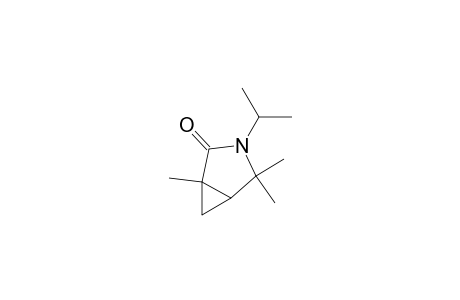 3-Azabicyclo[3.1.0]hexan-2-one, 1,4,4-trimethyl-3-(1-methylethyl)-